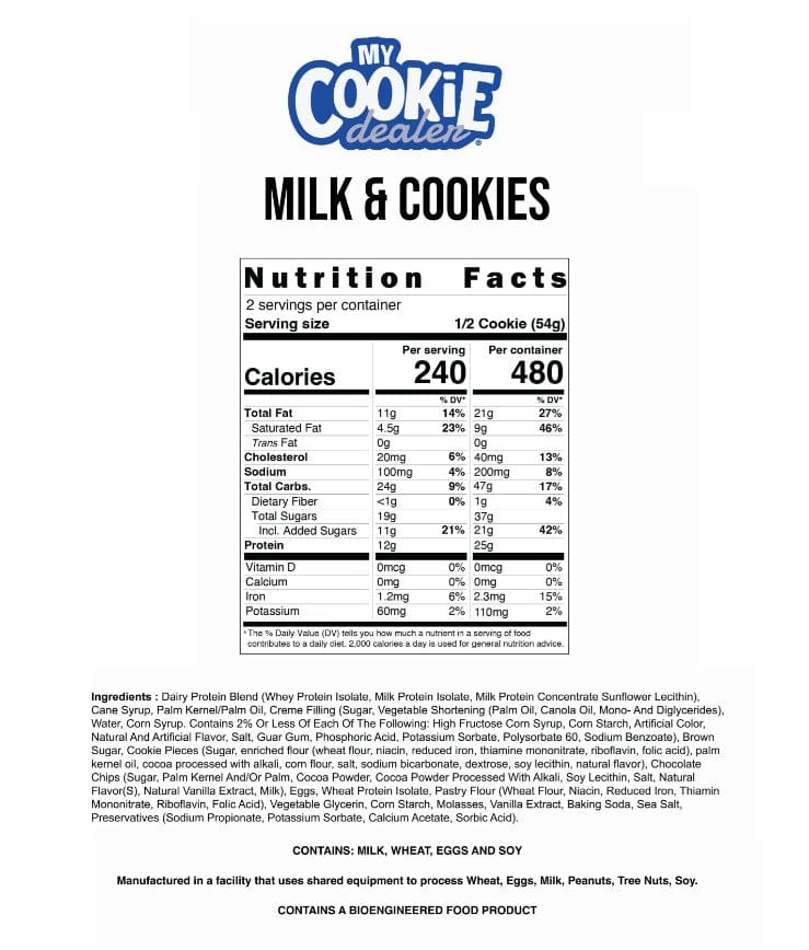 Milk & Cookies 3.8oz Protein Cookie