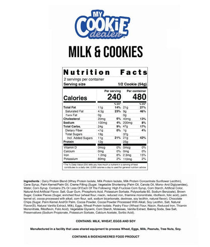 Milk & Cookies 3.8oz Protein Cookie