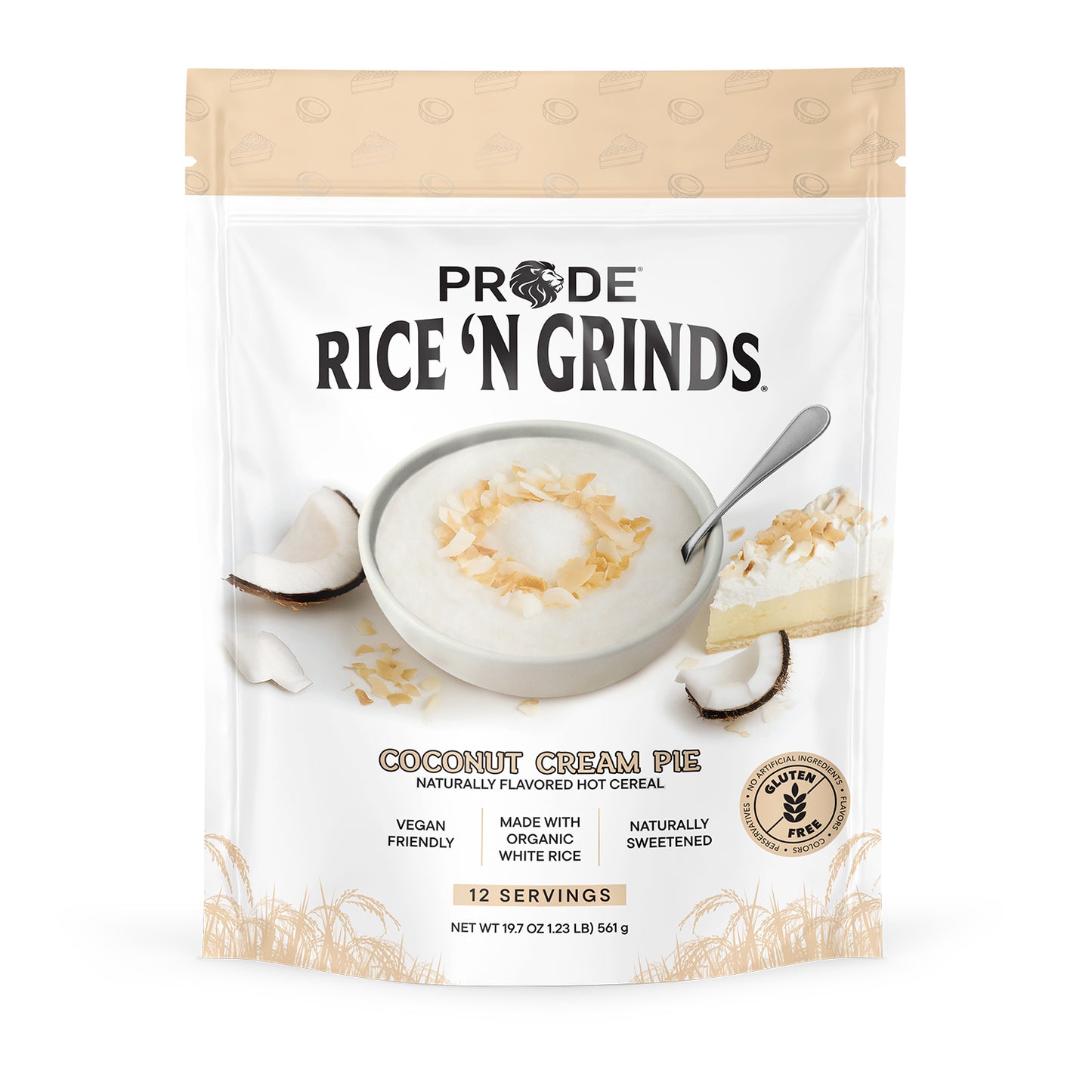 Rice 'N Grinds Coconut Cream Pie
